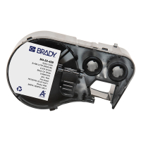 Brady M4-82-499 black on white nylon fabric labels, Ø 9.53mm (original Brady) M4-82-499 148250