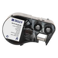 Brady M4-83-499-RD-BK black on red nylon fabric labels, Ø 12.7mm (original Brady) M4-83-499-RD-BK 148372