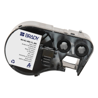 Brady M4-83-499-YL-BK black on yellow nylon fabric labels, Ø 12.7mm (original Brady) M4-83-499-YL-BK 148244
