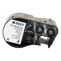 Brady M4C-1000-595-CL-BK black on transparent vinyl tape, 25.4mm x 6.1m (original Brady) M4C-1000-595-CL-BK 148234