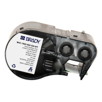 Brady M4C-1000-595-GN-WT white on green vinyl tape, 25.4mm x 7.62m (original Brady) M4C-1000-595-GN-WT 148232