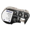 Brady M4C-500-461 black on white laminated polyester labels, 12.7mm x 7.62m (original Brady) 148336 - 1