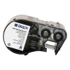 Brady M4C-500-595-BK-WT white on black vinyl labels, 12.70mm x 7.62m (original Brady) 147958 - 1