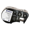 Brady M4C-500-595-CL-BK black on transparent vinyl tape, 12.7mm x 6.1m (original Brady) 148198 - 1