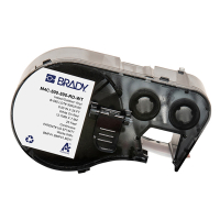 Brady M4C-500-595-RD-WT white on red vinyl labels, 12.70mm x 7.62m (original Brady) M4C-500-595-RD-WT 147956