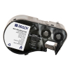 Brady M4C-500-595-WT-BK black on white vinyl tape, 12.7mm x 7.62m (original Brady) 148194 - 1