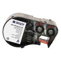 Brady M4C-500-595-WT-RD red on white vinyl tape, 12.7mm x 7.62m (original Brady) M4C-500-595-WT-RD 148192