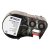 Brady M4C-500-595-WT-RD red on white vinyl tape, 12.7mm x 7.62m (original Brady) 148192 - 1