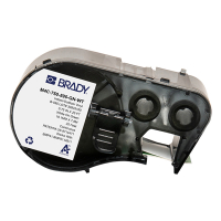 Brady M4C-750-595-GN-WT white on green vinyl tape, 19.05mm x 7.62m (original Brady) M4C-750-595-GN-WT 148182