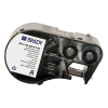 Brady M4C-750-595-WT-BK black on white vinyl labels, 19.05mm x 7.62m (original Brady) 147977 - 1