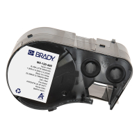 Brady M5-120-499 black on white nylon fabric labels, 25.4mm x 12.7mm (original Brady) M5-120-499 148298