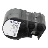 Brady M5-125-490 FreezerBondz black on white polyester labels, 25.4mm x 44.45mm (original Brady) M5-125-490 148294