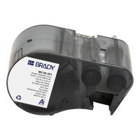 Brady M5-20-351 black on white vinyl labels, 25.4mm x 50.8mm (original Brady) M5-20-351 148398