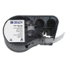 Brady M5C-1000-499 black on white nylon fabric labels, 25.4mm x 4.88m (original Brady) 148238 - 1