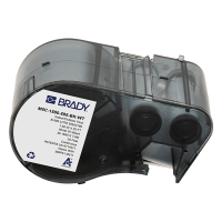 Brady M5C-1500-595-BK-WT white on black vinyl tape, 38.1mm x 7.62m (original Brady) M5C-1500-595-BK-WT 148352
