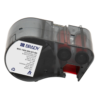 Brady M5C-1500-595-WT-RD red on white vinyl tape, 38.1mm x 7.62m (original Brady) M5C-1500-595-WT-RD 148212