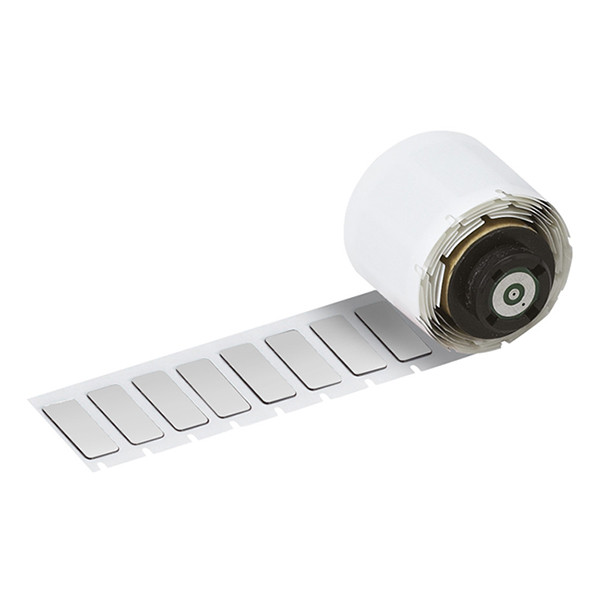 Brady M6-01-7593-SL silver polyester labels, 27mm x 7.95mm (original Brady) M6-01-7593-SL 148081 - 1