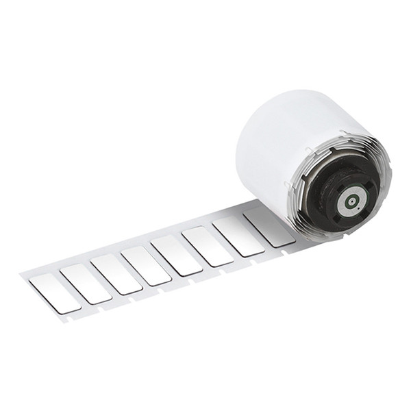 Brady M6-01-7593-WT white polyester labels, 27mm x 7.95mm (original Brady) M6-01-7593-WT 148080 - 1