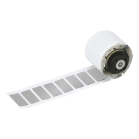 Brady M6-02-7593-SL silver polyester labels, 27mm x 12.45mm (original Brady) M6-02-7593-SL 148061