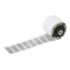Brady M6-02-7593-SL silver polyester labels, 27mm x 12.45mm (original Brady) 148061 - 1
