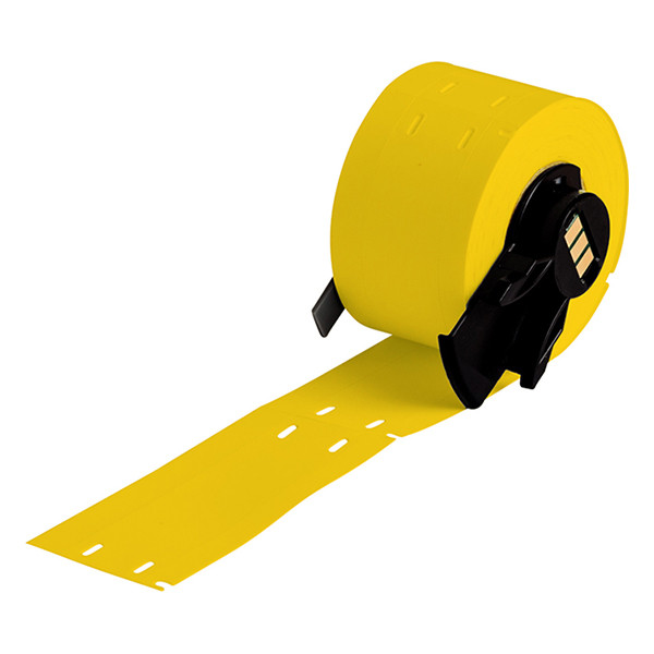 Brady M6-12-109-YL yellow polyethylene labels, 19.05mm x 76.20mm (original Brady) M6-12-109-YL 148091 - 1
