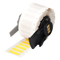 Brady M6-153-499-YL yellow nylon fabric labels, 16mm x 5.08mm (original Brady) M6-153-499-YL 148076