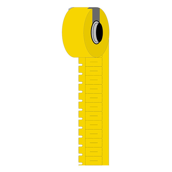 Brady M6-15x4.2-7597-YL yellow polyethylene labels, 15mm x 4.20mm (original Brady) M6-15x4.2-7597-YL 148100 - 1