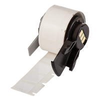 Brady M6-17-7351 white vinyl labels, 25.40mm x 12.70mm (original Brady) M6-17-7351 148075