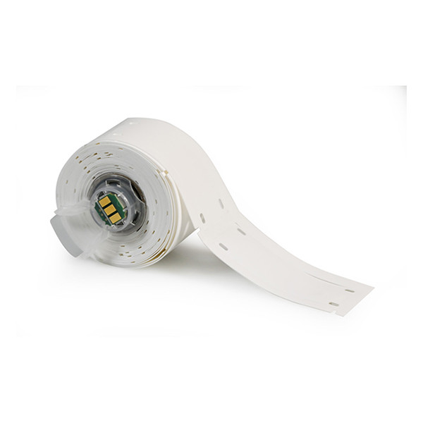 Brady M6-25x75-7643-WT white polyurethane tags, 25mm x 75mm (original Brady) M6-25x75-7643-WT 148073 - 1