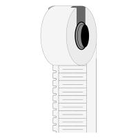 Brady M6-30x4.2-7597-WT white polyethylene labels, 30mm x 4.20mm (original Brady) M6-30x4.2-7597-WT 148084