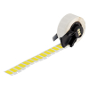 Brady M6-67-499-YL yellow nylon fabric labels, 15mm x 9mm (original Brady) 148063 - 1