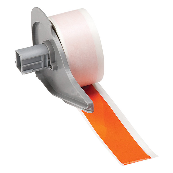 Brady M71C-1000-595-OR orange vinyl labels, 25.40mm x 15.24m (original Brady) M71C-1000-595-OR 147390 - 1