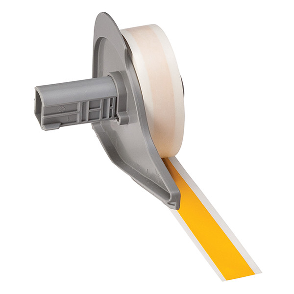 Brady M71C-500-595-YL yellow vinyl labels, 12.70mm x 15.24m (original Brady) M71C-500-595-YL 147424 - 1
