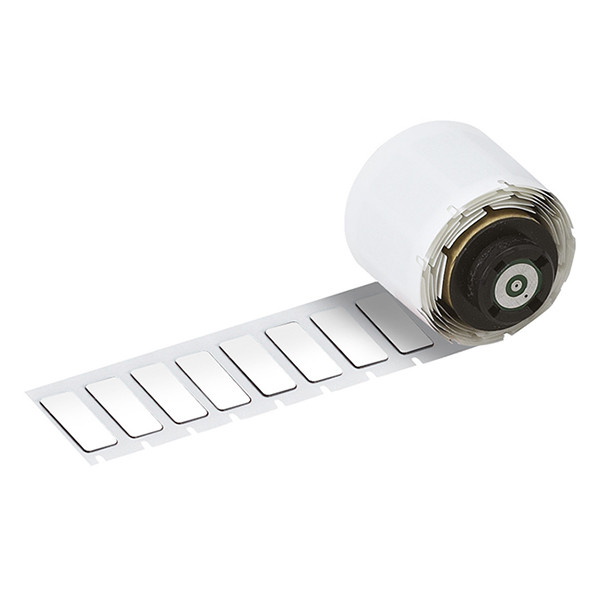 Brady M71EP-1-7593-WT white laminated polyester labels, 27mm x 8mm (original Brady) M71EP-1-7593-WT 147428 - 1