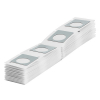 Brady M71EP-5-7593-SL silver laminated polyester labels, 30mm x 40mm (original Brady) 147438 - 1