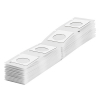 Brady M71EP-5-7593-WT white laminated polyester labels, 30mm x 40mm (original) 147440 - 1