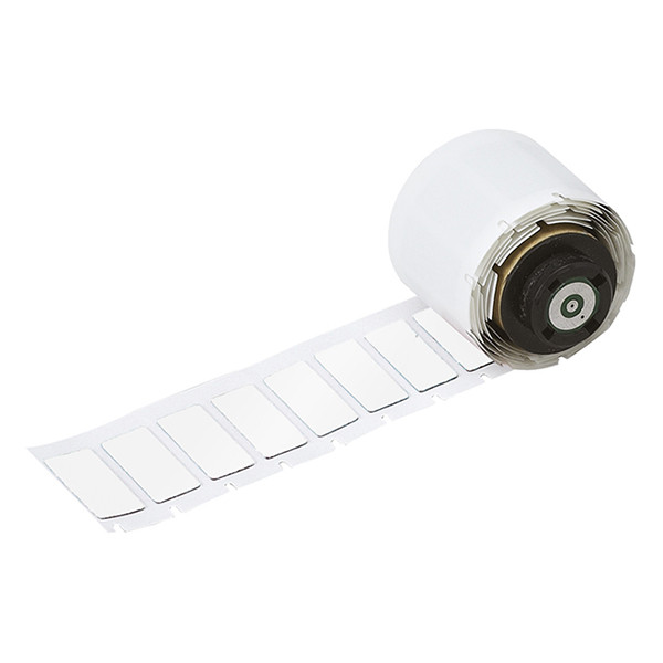 Brady M71EP-8-7593-WT white laminated polyester labels, 48mm x 19mm (original Brady) M71EP-8-7593-WT 147450 - 1
