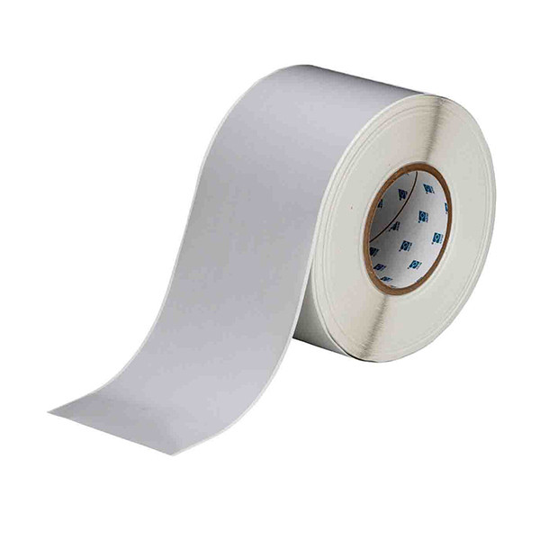 Brady THT-107-413 silver matte polyester label, 101.6mm x 91.44m (original Brady) THT-107-413 147716 - 1