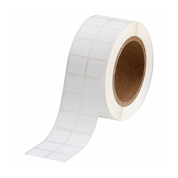 Brady THT-140-488-3 white polyester matte label, 22.86mm x 19.05mm (original Brady) THT-140-488-3 147614 - 1