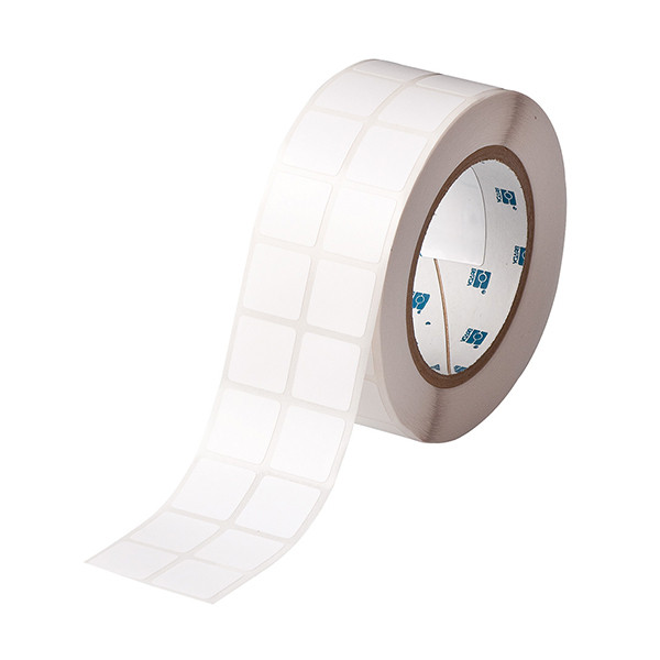 Brady THT-141-488-3 white polyester matte label, 22.86mm x 22.86mm (original Brady) THT-141-488-3 147626 - 1