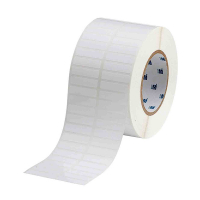 Brady THT-147-422-10 white glossy polyester label, 38.1mm x 9.53mm (original Brady) THT-147-422-10 147720