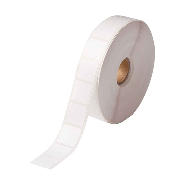 Brady THT-164-488-1-SC white polyester matte label, 22.86mm x 22.86mm (original Brady) THT-164-488-1-SC 147666 - 1