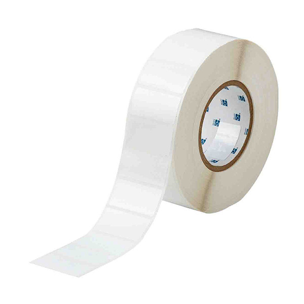 Brady THT-17-483-3 white polyester glossy label, 50.80mm x 25.40mm (original Brady) THT-17-483-3 147524 - 1