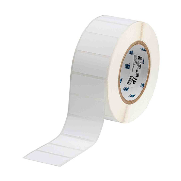 Brady THT-17-488-3 white matte polyester label, 50.8mm x 25.4mm (original Brady) THT-17-488-3 147670 - 1