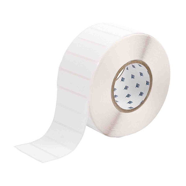 Brady THT-18-488-3 white matte polyester label, 76.2mm x 25.4mm (original Brady) THT-18-488-3 147682 - 1