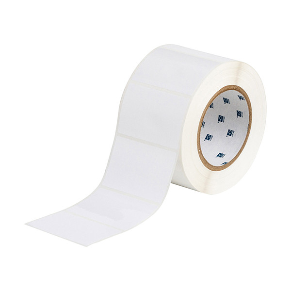 Brady THT-19-533-1 white removable polyester glossy label, 76.20mm x 50.80mm (original Brady) THT-19-533-1 147624 - 1