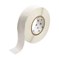 Brady THT-45-423-10 white glossy polyester label, 38.1mm x 6.35mm (original Brady) THT-45-423-10 147660