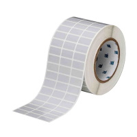 Brady THT-5-413-10 label polyester matt silver 25.40 x 12.70 mm (original Brady) 147676