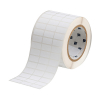 Brady THT-5-488-10 white matte polyester label, 25.4mm x 12.7mm (original Brady) 147680 - 1