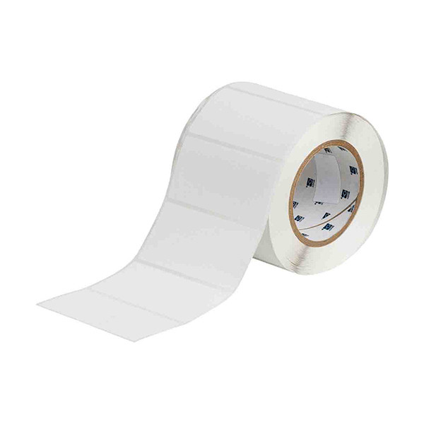 Brady THT-55-408-1 white paper repositionable label, 101.60mm x 50.80mm (original Brady) THT-55-408-1 147678 - 1